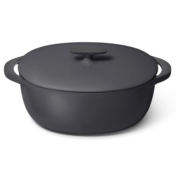 Enameled Cast Iron Oval Dutch Oven
