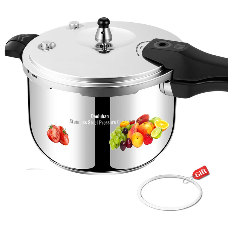 Stainless Steel Pressure Cooker 8 Quart