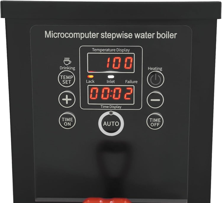 Step-Heating Commercial Hot Water Dispenser, 10L/2.64Gal Hot Water Boiler Dispenser Electric Water Pot Boiler Commercial Boiling Water Machine for Tea Coffee Shop Dessert Shop Hotel - 25L/H 2500W