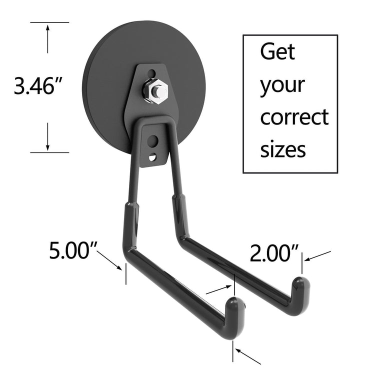 Strong Magnetic Garage Hook (2 Count)