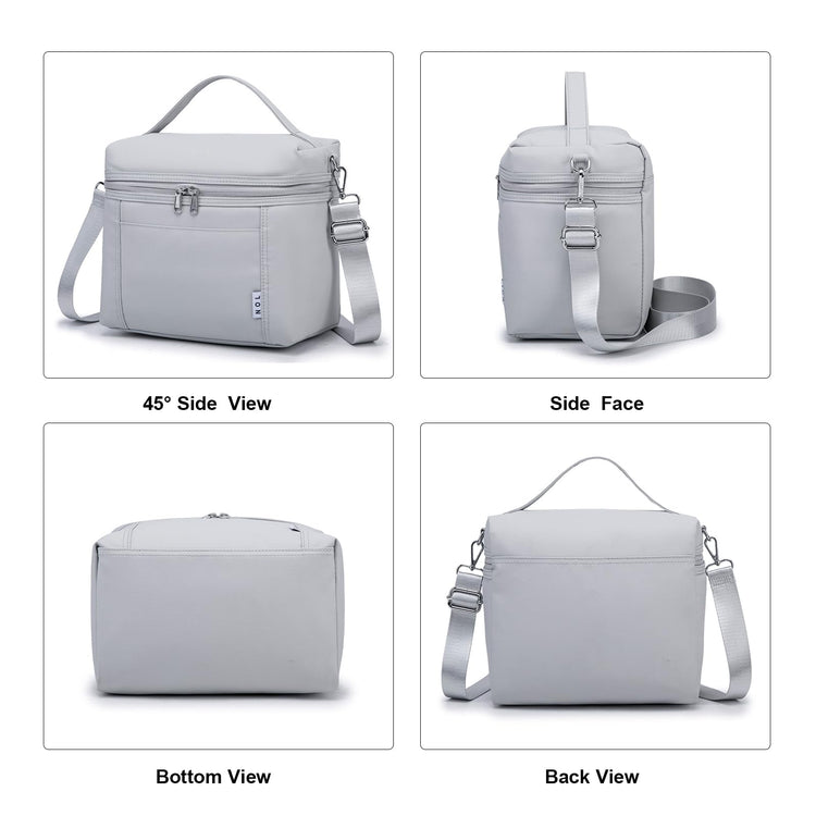 NOL Insulated Lunch Bags for Women Cooler Bag Lightweight Nylon Waterproof Lunch Box for Work