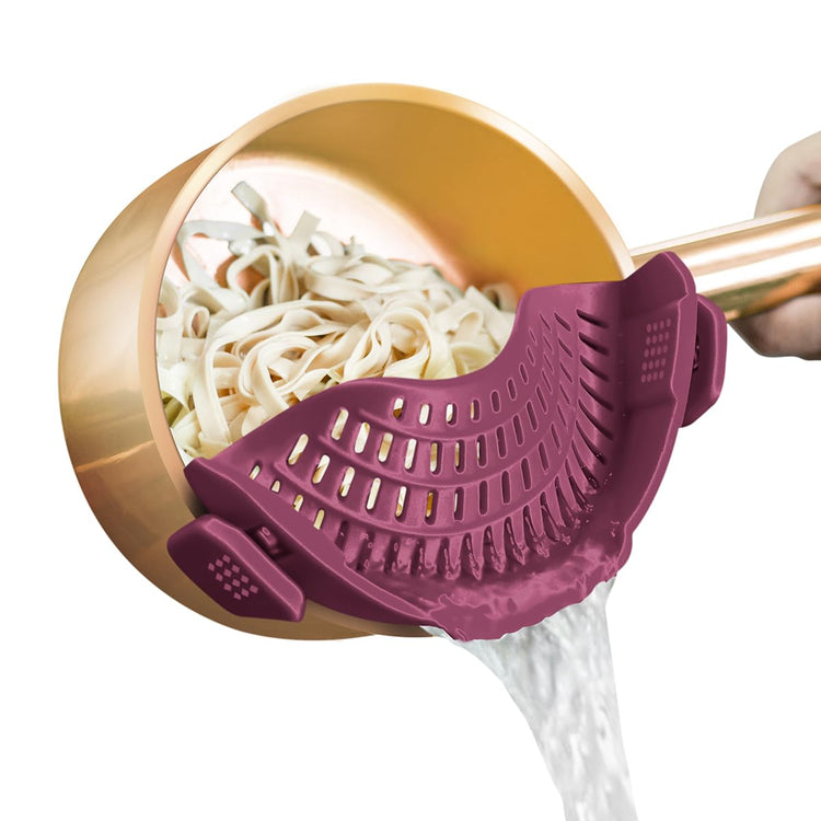 Clip On Strainer Silicone for Pots