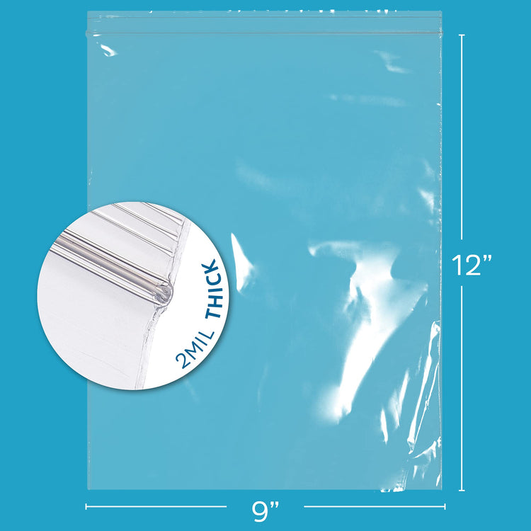 9" x 12" Zip Bags (200 Count)