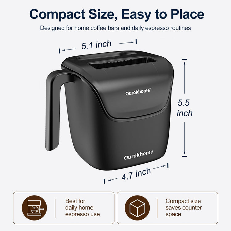 Espresso Knock Box with Lid