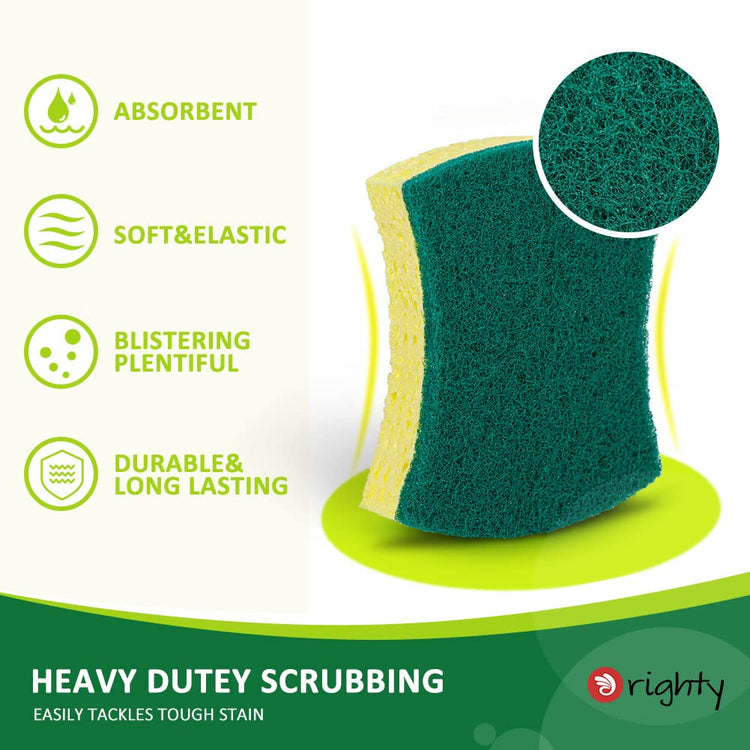 Heavy Duty Scrub Sponges Kitchen Sponge (24 Count)