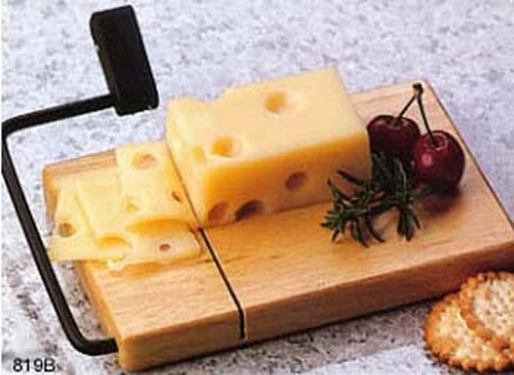 Prodyne Beechwood Cheese Slicer, Utility Size