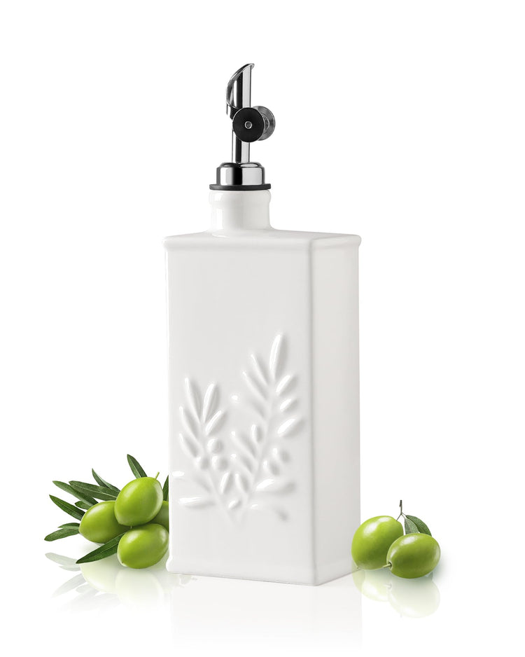 Sweejar Ceramic Olive Oil Dispenser Bottle for Kitchen