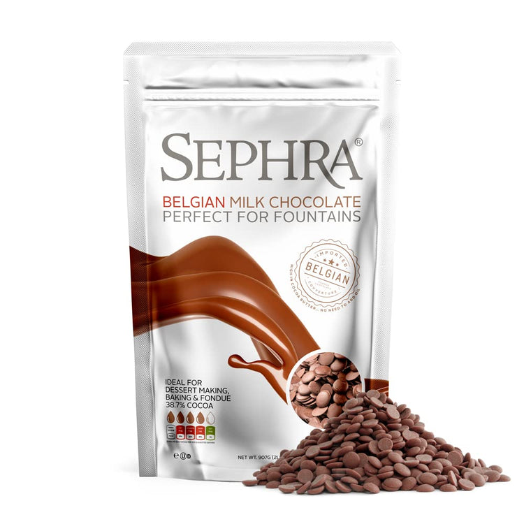 Fountain ready Belgian Milk Chocolate 2lb Bag (64 Ounce)