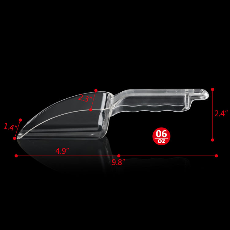 Commercial Grade Polycarbonate Plastic Utility Ice Scoop