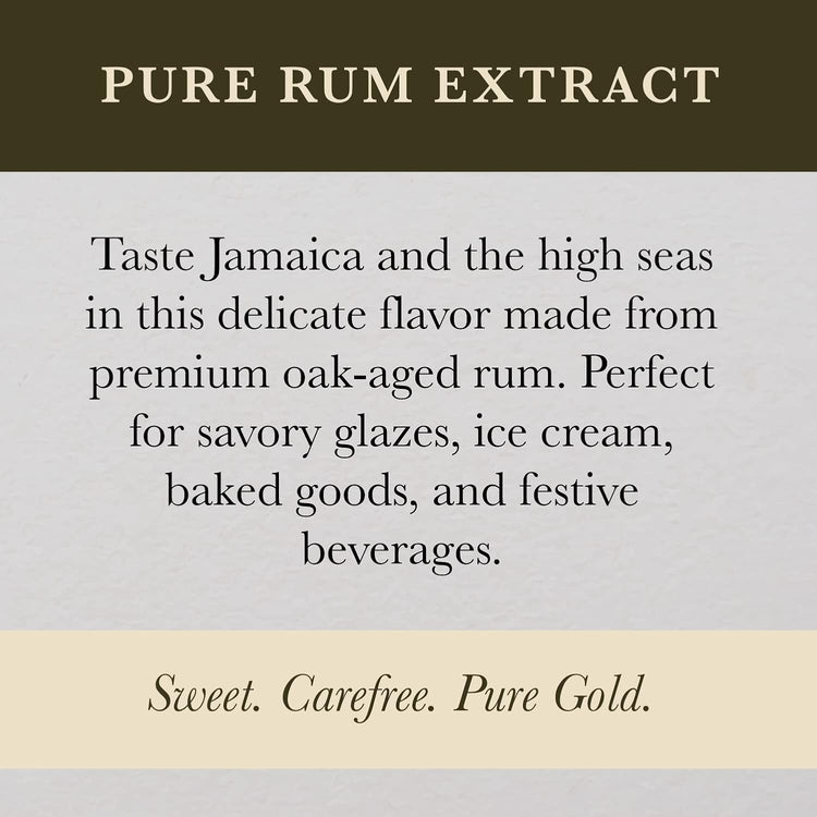 Cook's, Pure Rum Extract, For Baking, Ice Cream, Candies, Cakes, 32 oz - Nestoria
