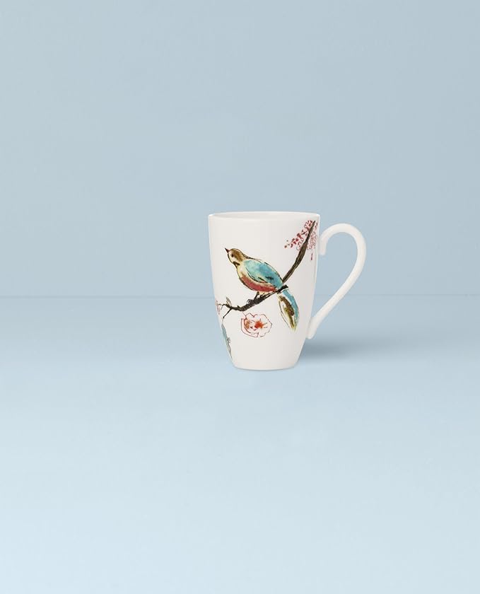 Lenox Simply Fine Chirp Mug, White -