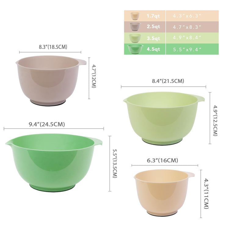 Classic Mixing Bowls Set of 4