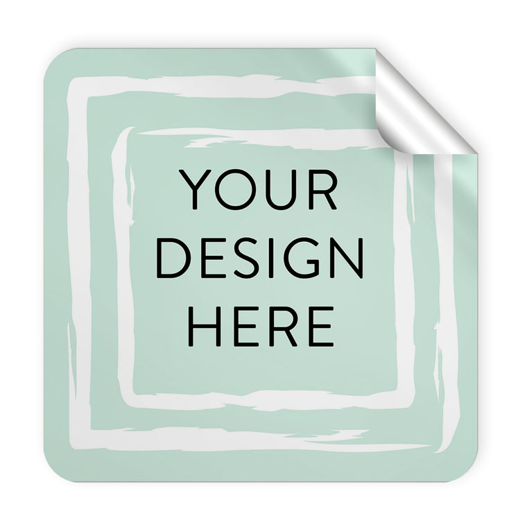 100 Custom Vinyl Stickers (100 Count)