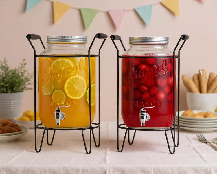 2 PACK 2 GALLON Drink Dispensers for Parties (2 Count)