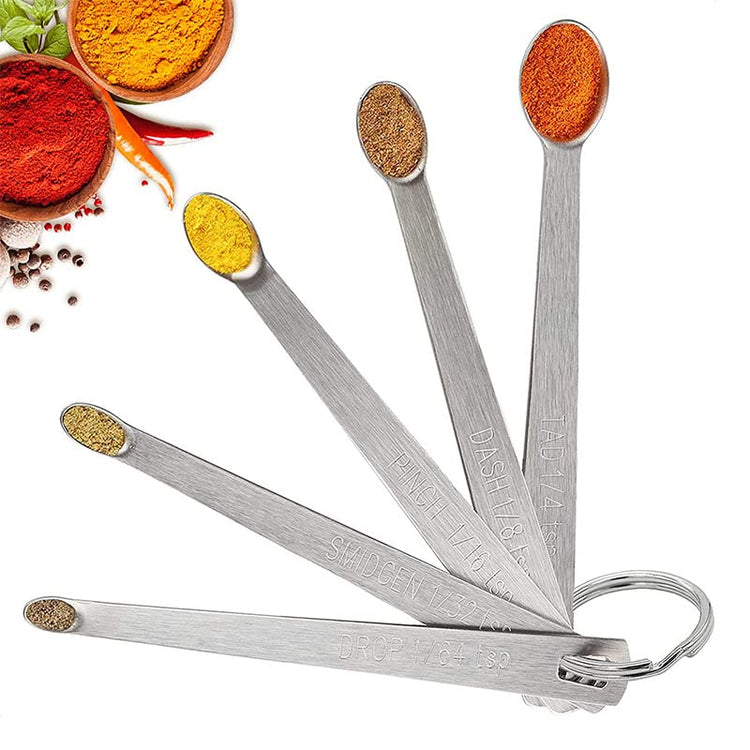 15 Pc Stackable Measuring Cups and Mini Spoons Set with Lid (15 Count)