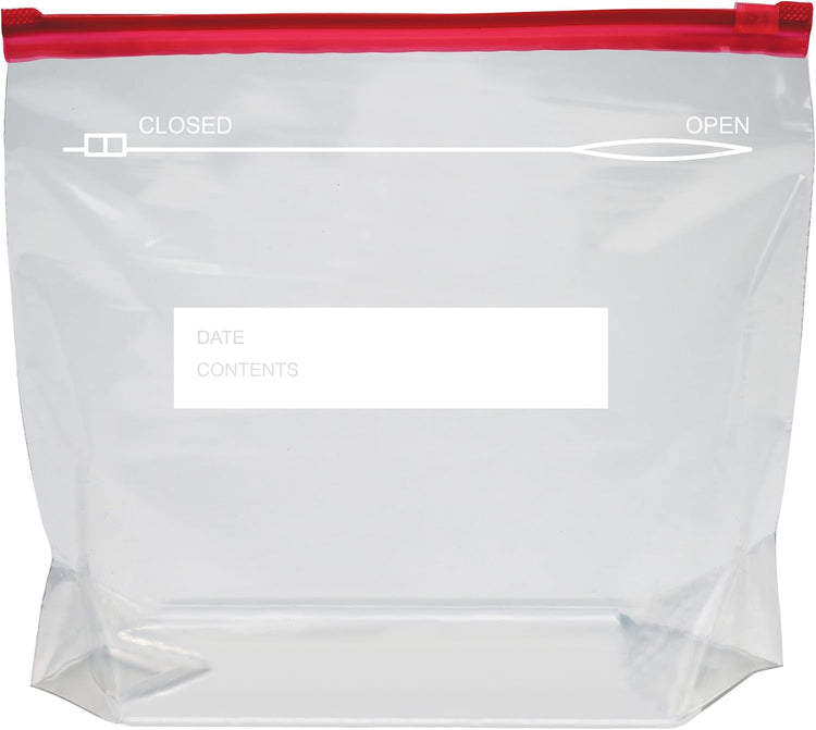 Amazon Basics Slider Gallon Food Storage Bags, Stand & Fill, 90 Count (Pack of 2)