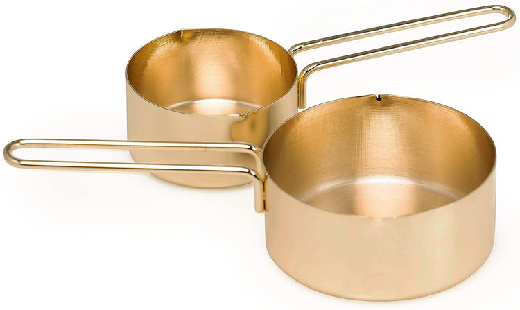 Gold Measuring Cups & Measuring Spoons 10
