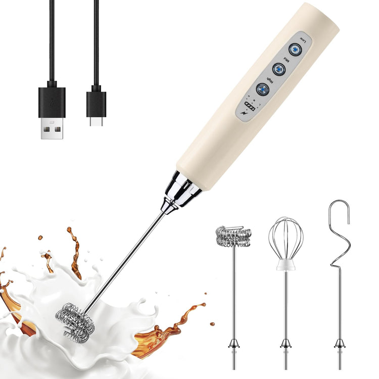 Handheld Milk Frother Wand for Coffee