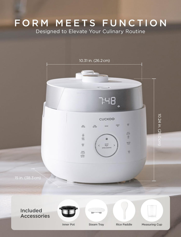 Twin Pressure Induction Rice Cooker (6 Count)