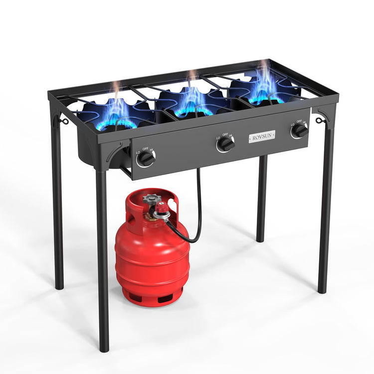 3 Burner Propane Gas Stove
