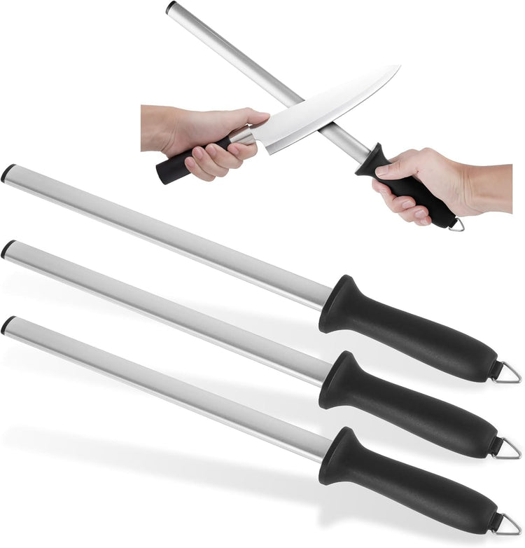 3 PCS Diamond Sharpening Steel (3 Count)