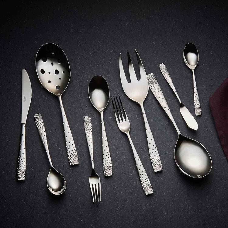 Dazzle 45 Piece Flatware Set Service for 8 Plus Butter Knife