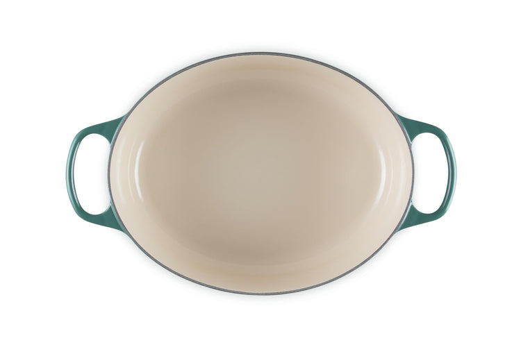 Enameled Cast Iron Oval Dutch Oven