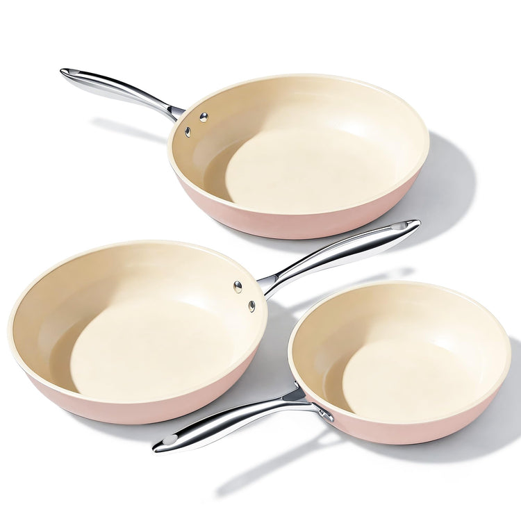 Nonstick Ceramic Frying Pan Set