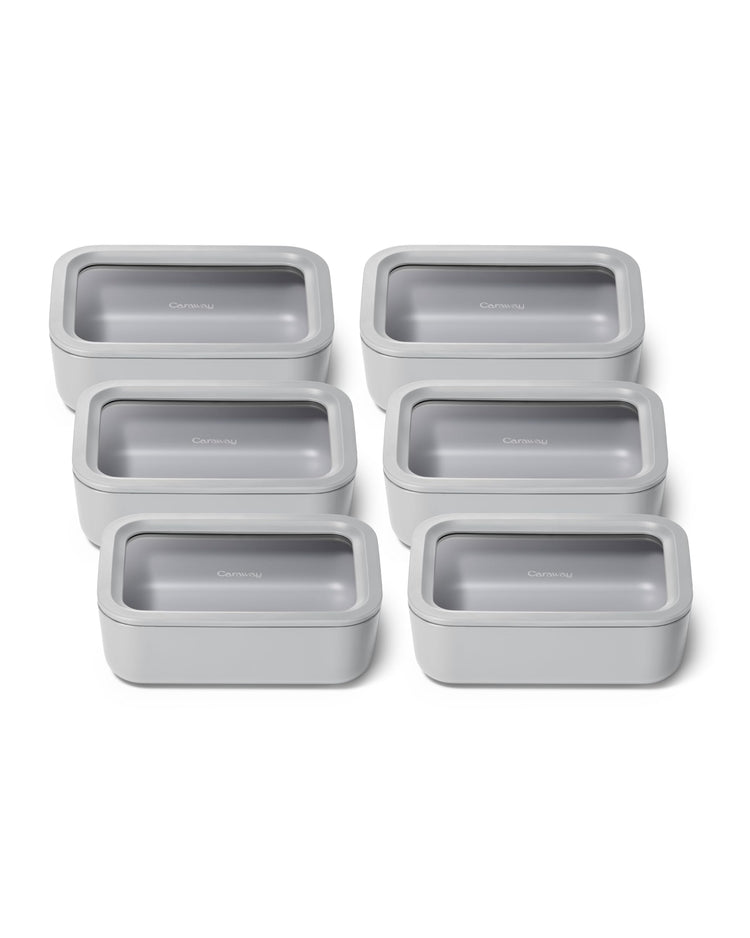 6 Piece Glass Food Storage Set with Lids (6 Count)