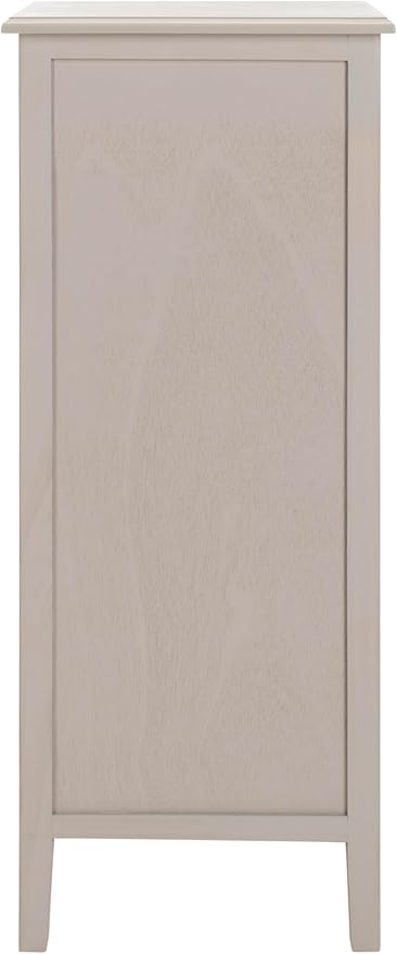 SAFAVIEH Home Collection – Michaela Vintage Grey Storage Unit with Woven Basket Drawers, British Colonial Farmhouse Accent Storage, Fully Assembled (AMH5744D)