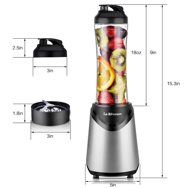 Smoothies Blender Personal Size 300 Watts with 18 oz BPA