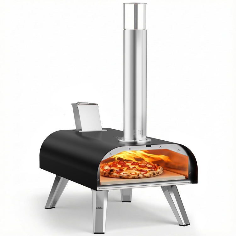 12" Multi Fuel Outdoor Pizza Oven Reach up to 1110℉
