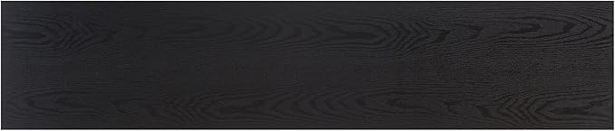 Henn&Hart TV Stand for TVs up to 75" with 2 Concealed Storage Cabinets with an Adjustable Shelf for Living Room, Family Room, or Office, Natural Black
