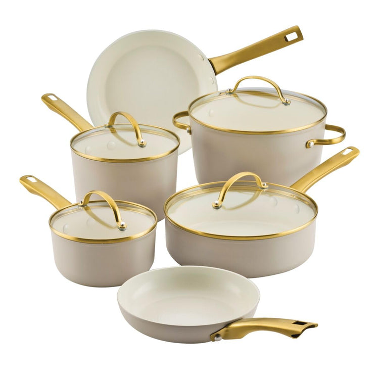 Forged Induction Ceramic Nonstick Cookware Set