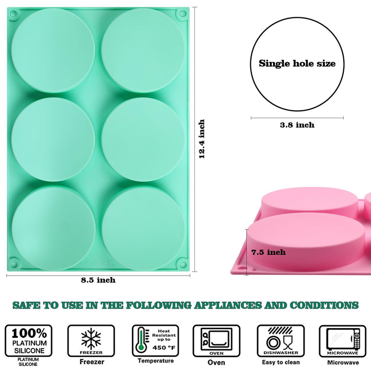 2 Pcs Silicone Muffin Top Pan for Baking (2 Count)