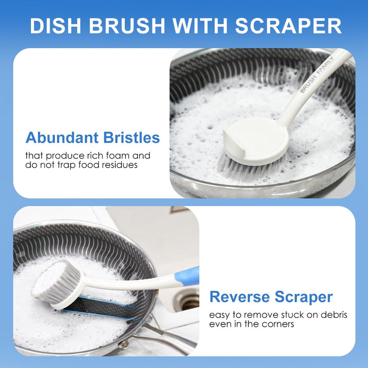2 Pack Kitchen Scrub Brush (2 Count)