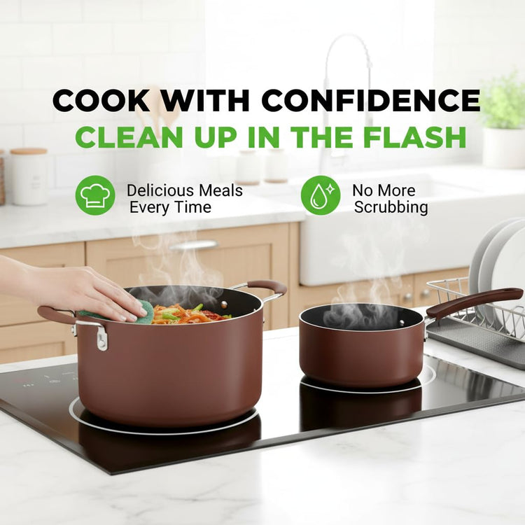 20 Piece Nonstick Cookware Set
