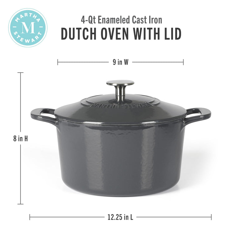 Gatwick 4 Quart Enamel Cast Iron Dutch Oven