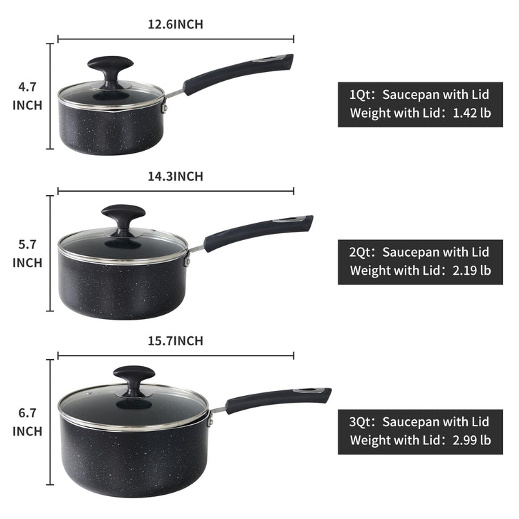 Nonstick Saucepan with Lid