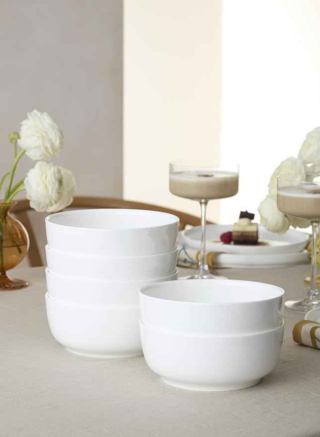 Lenox 899191 Modern White Coupe 24-Piece Dinnerware Set, Service For 8