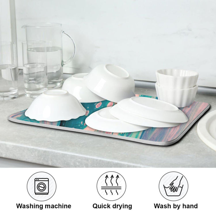 Super Absorbent Dish Drying Mat