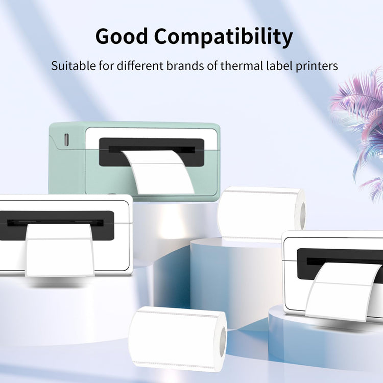 2x3 Inch White Thermal Labels