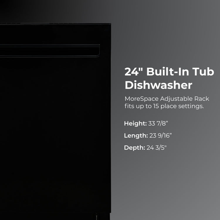 24" Built In Dishwasher