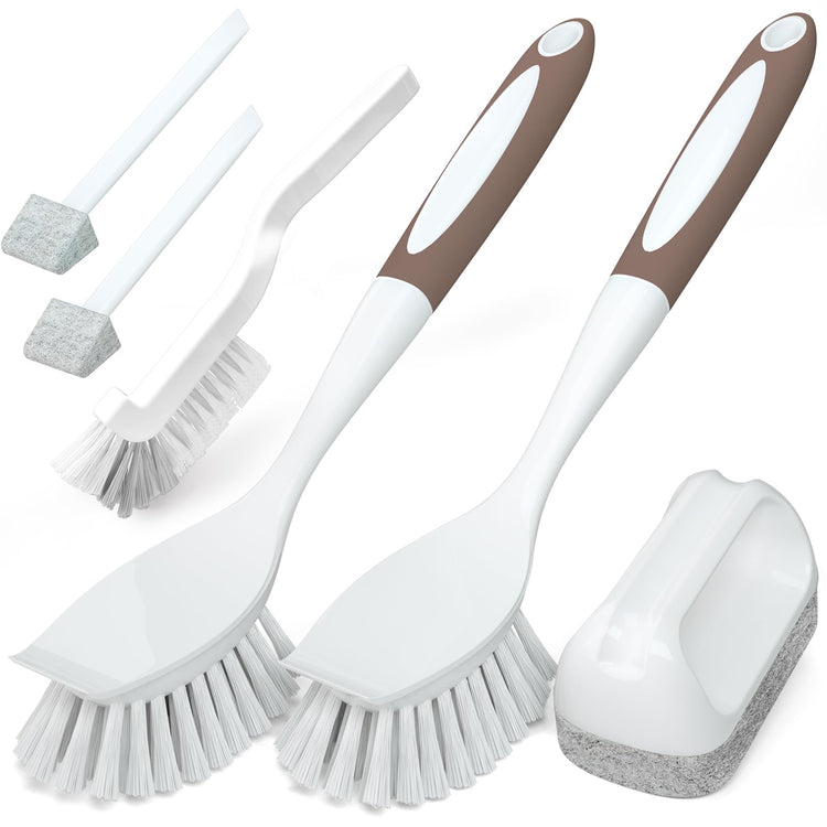 Dish Brush Cleaning Brush Set for Cleaning Groove Gap (6 Count)