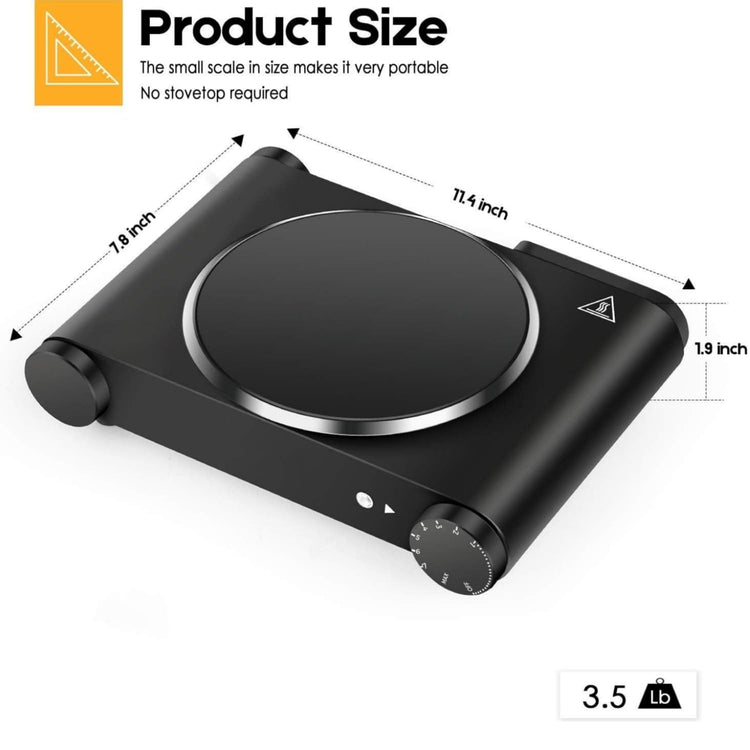 1200W Infrared Single Burner Electric Hot Plate