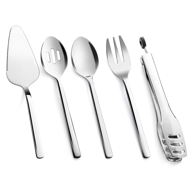 5 piece Large Hostess Serving Utensils Set (5 Count)
