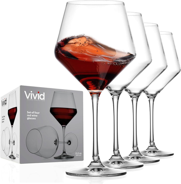 Wine Glasses White Red Wine Large Glasses Set of 4 (4 Count)
