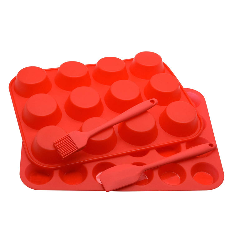 Silicone Muffin Pan Cupcake Set (2 Count)