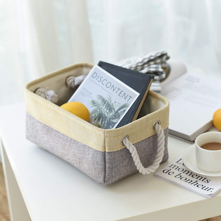 Fabric Storage Baskets for Organizing (6 Count)