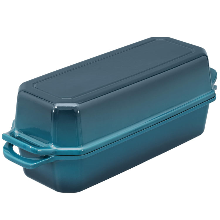 Bread Pan Cast Iron Loaf Pan with Lid Bread Loaf Pan 13x5 Inch Enameled Cast Iron Sourdough Bread Pan